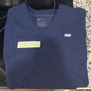 Small Navy Halle Tunic Top